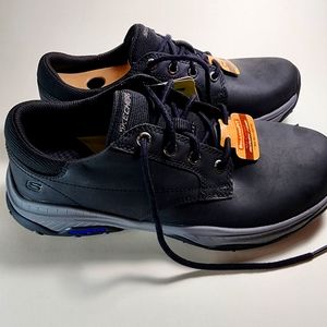 Skechers mens craster fenzo black shoes size 8.5 wide